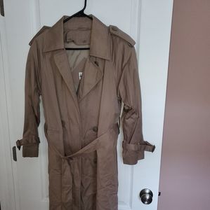 Vintage John Weitz Belted Trench Coat